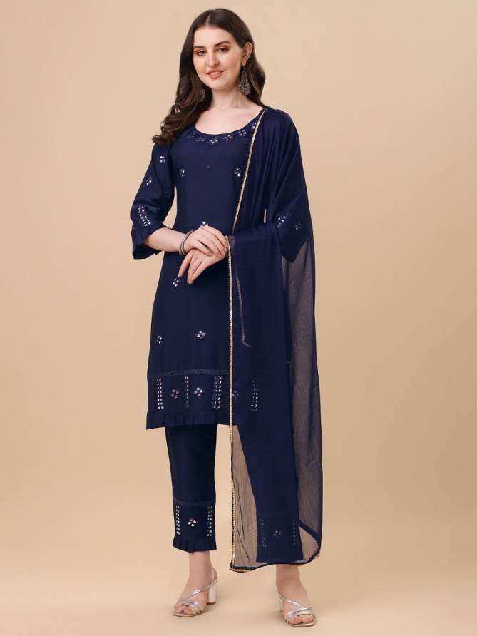 Shubh 11 Beautiful Fancy Wear Wholesale Kurti Pant With Dupatta Catalog